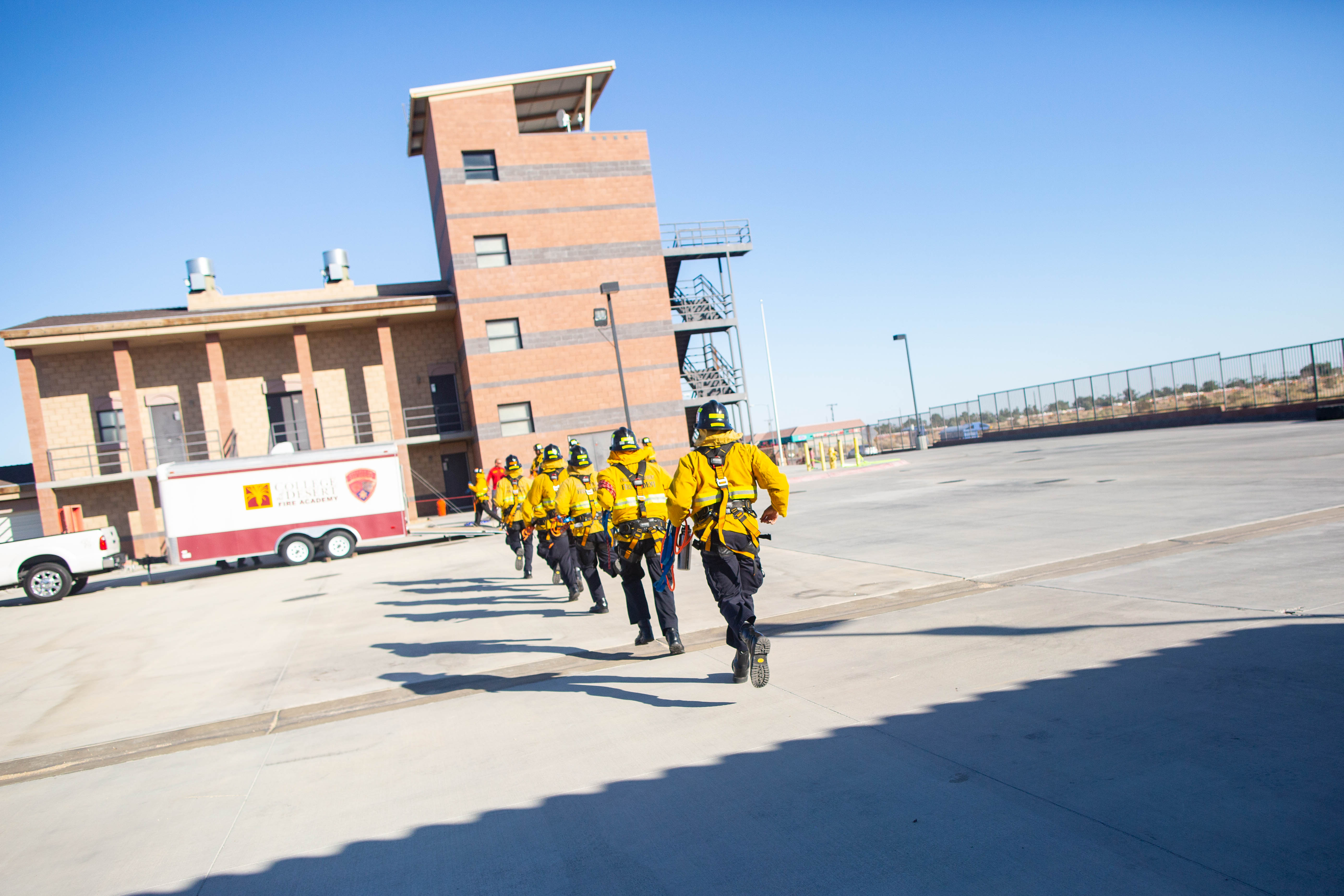 College of the Desert Fire Academy Students