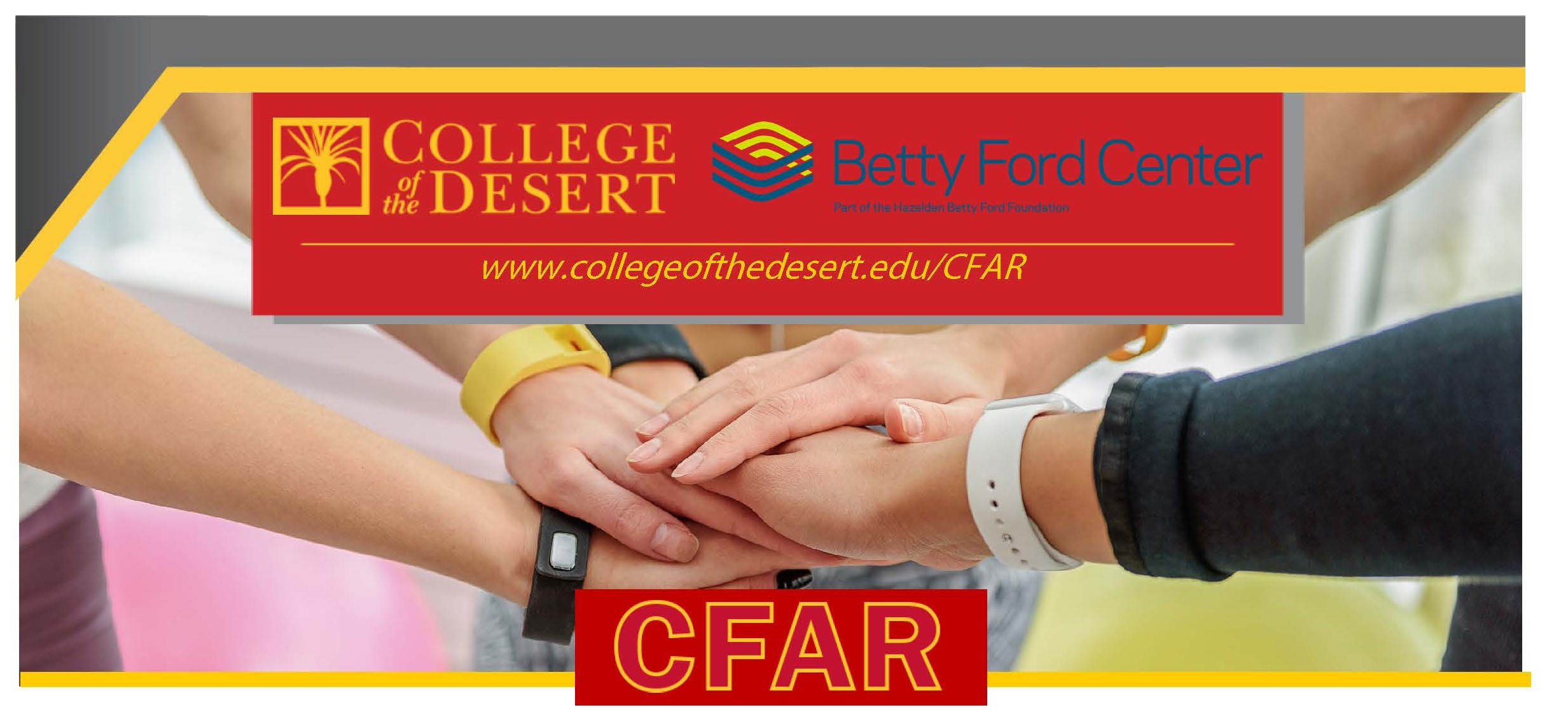 CFRA Image with COD and Betty Ford Logos