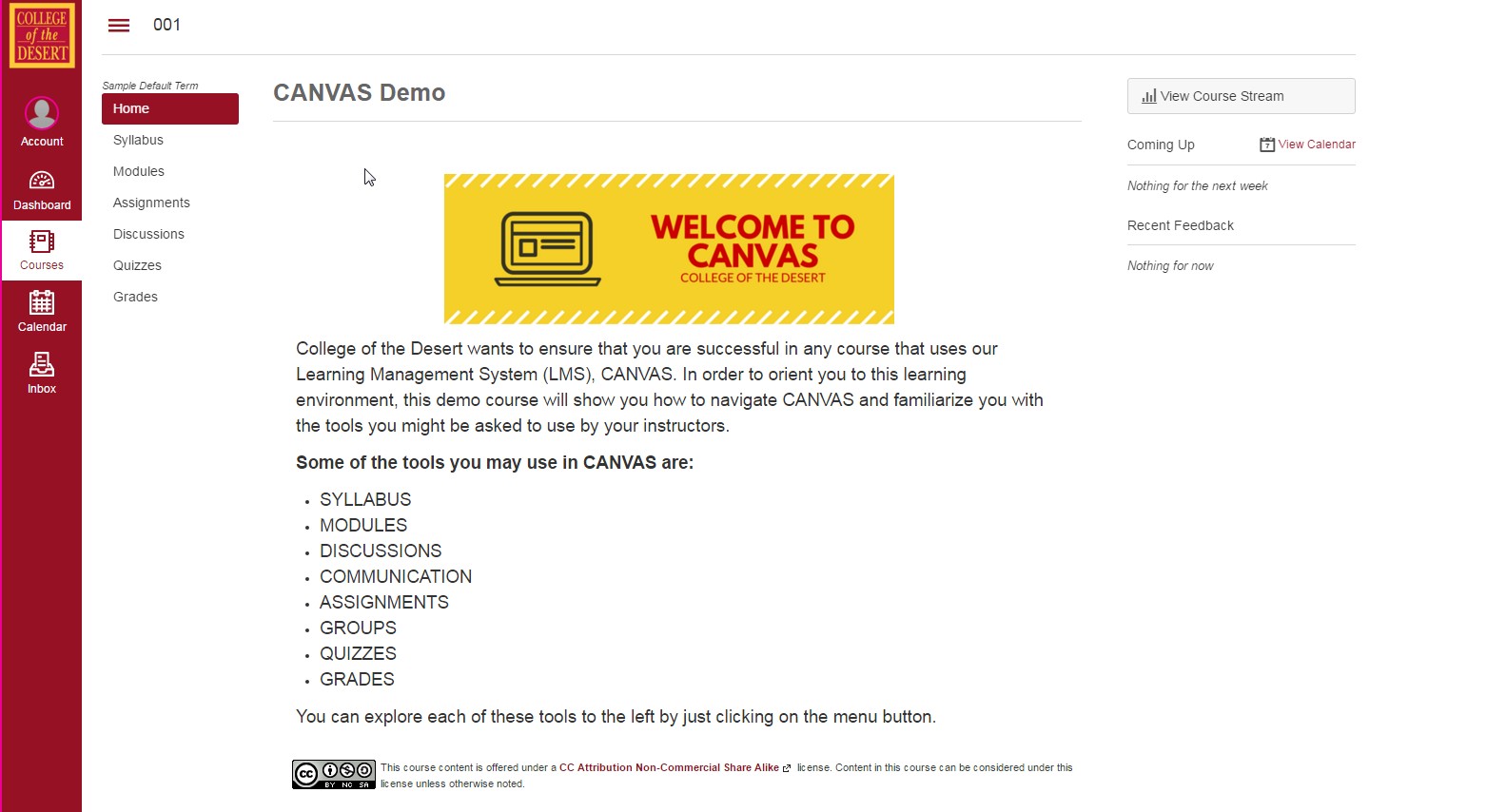 Canvas Demo Course