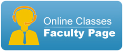 Online Classes Faculty Page Button