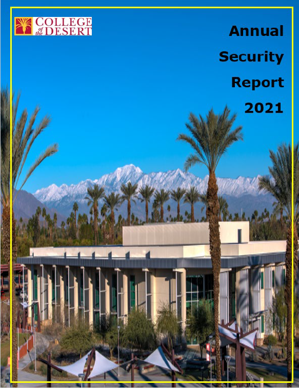 Cover of the Annual Security Report 2021