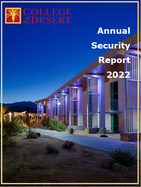 Cover of the Annual Security Report 2022