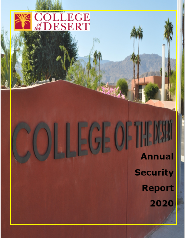 Cover image of the 2020 Annual Security Report (Clery Report)