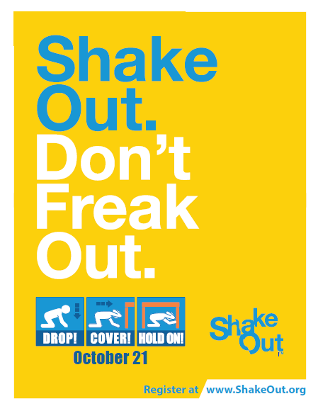 shakeout poster