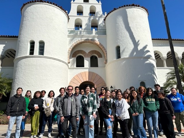 Students on tour at San Diefgo State University