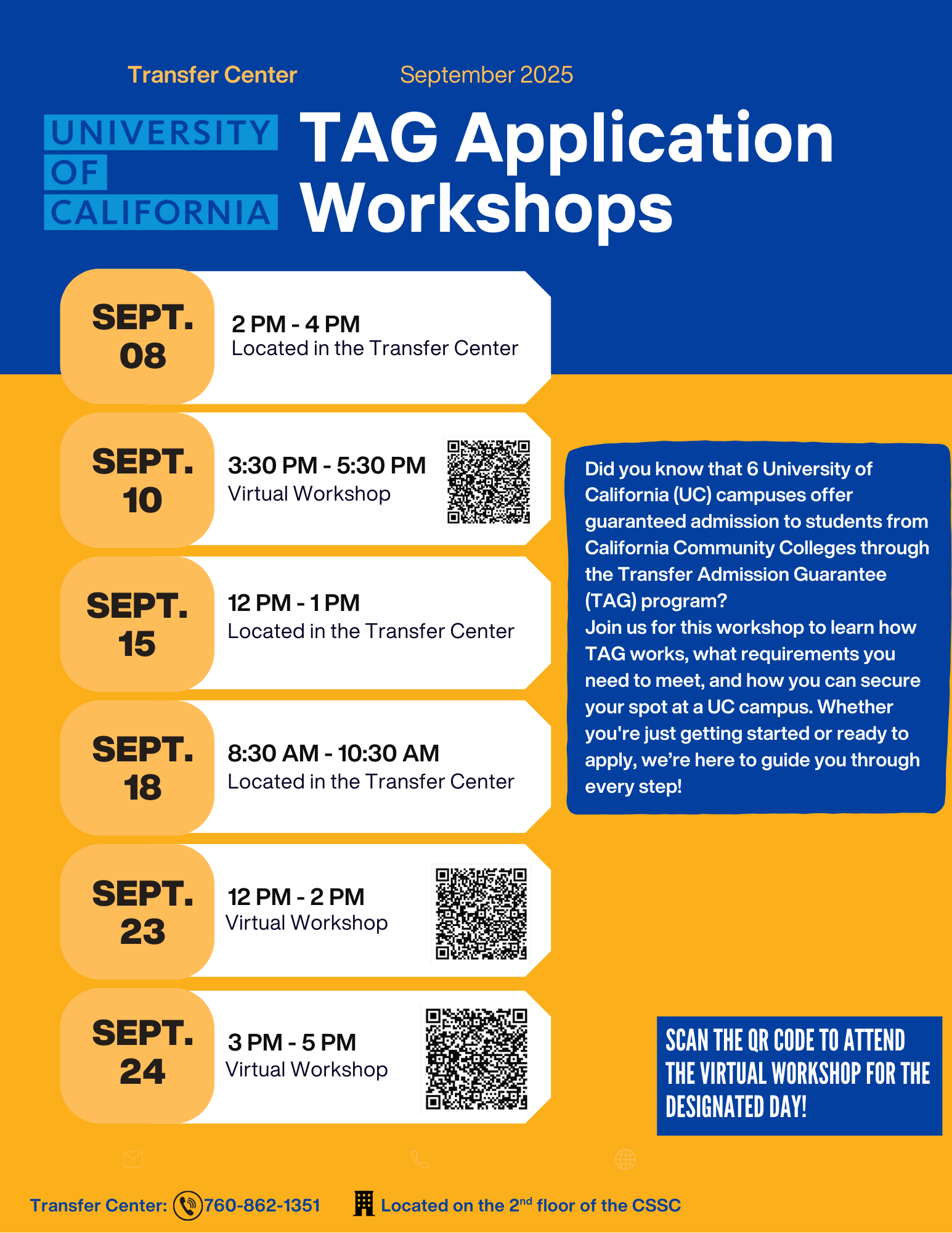 UC TAG Flyer
